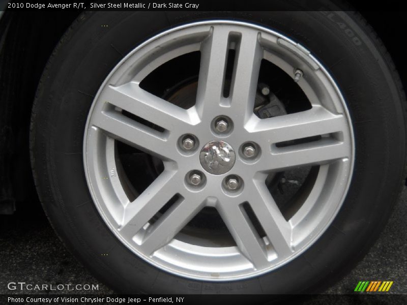 Silver Steel Metallic / Dark Slate Gray 2010 Dodge Avenger R/T