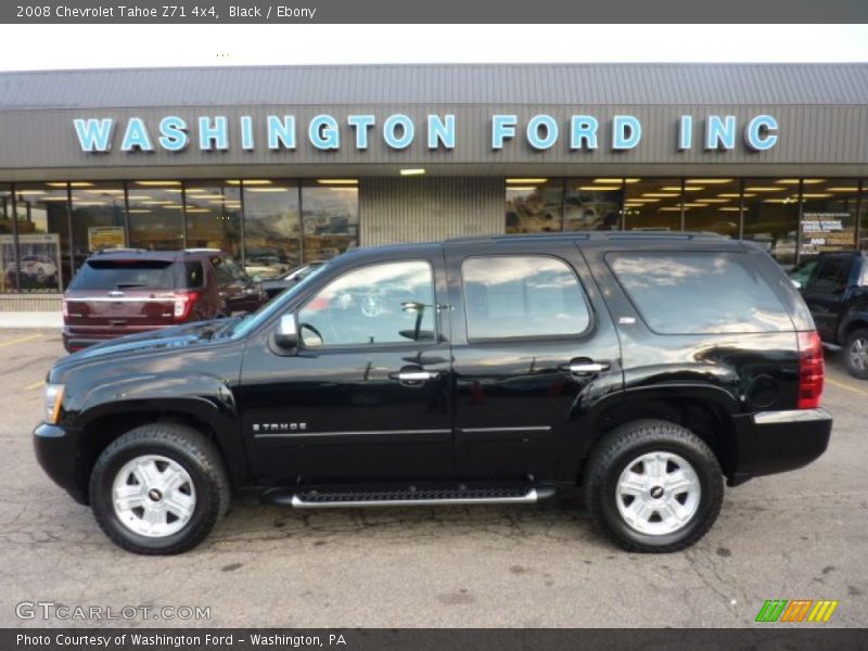 Black / Ebony 2008 Chevrolet Tahoe Z71 4x4