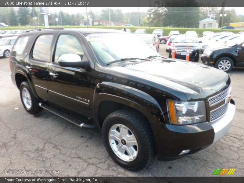 Black / Ebony 2008 Chevrolet Tahoe Z71 4x4