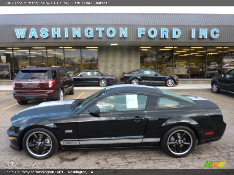 Black / Dark Charcoal 2007 Ford Mustang Shelby GT Coupe