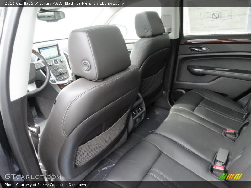 Black Ice Metallic / Ebony/Ebony 2012 Cadillac SRX Luxury AWD