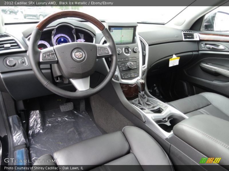 Ebony/Ebony Interior - 2012 SRX Luxury AWD 
