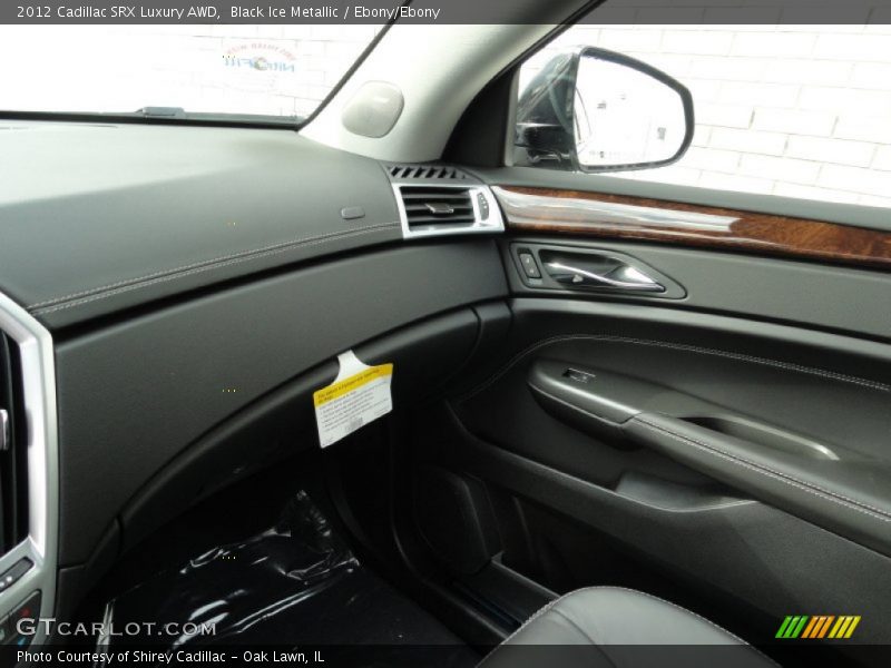 Black Ice Metallic / Ebony/Ebony 2012 Cadillac SRX Luxury AWD