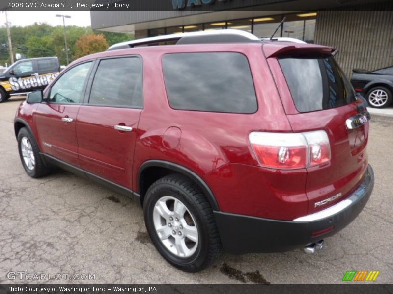 Red Jewel / Ebony 2008 GMC Acadia SLE