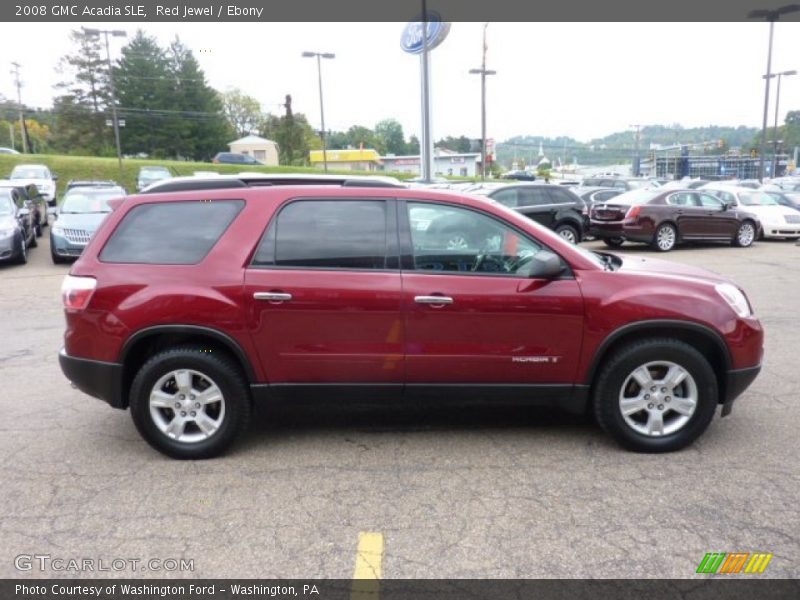 Red Jewel / Ebony 2008 GMC Acadia SLE