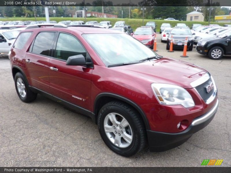 Red Jewel / Ebony 2008 GMC Acadia SLE