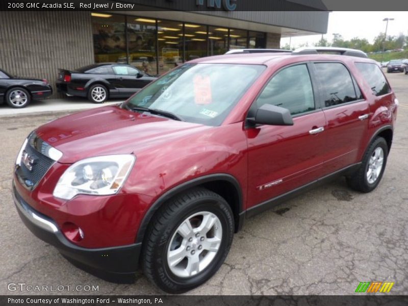 Red Jewel / Ebony 2008 GMC Acadia SLE