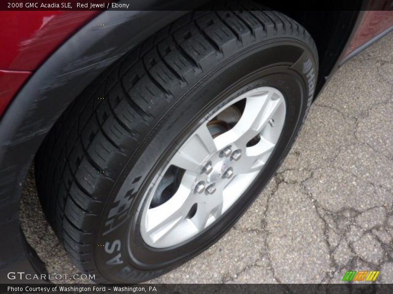 Red Jewel / Ebony 2008 GMC Acadia SLE