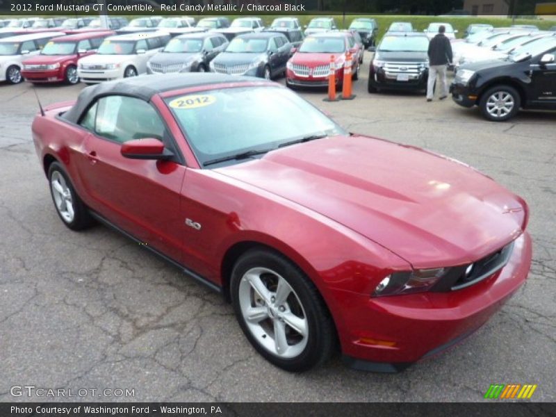Front 3/4 View of 2012 Mustang GT Convertible