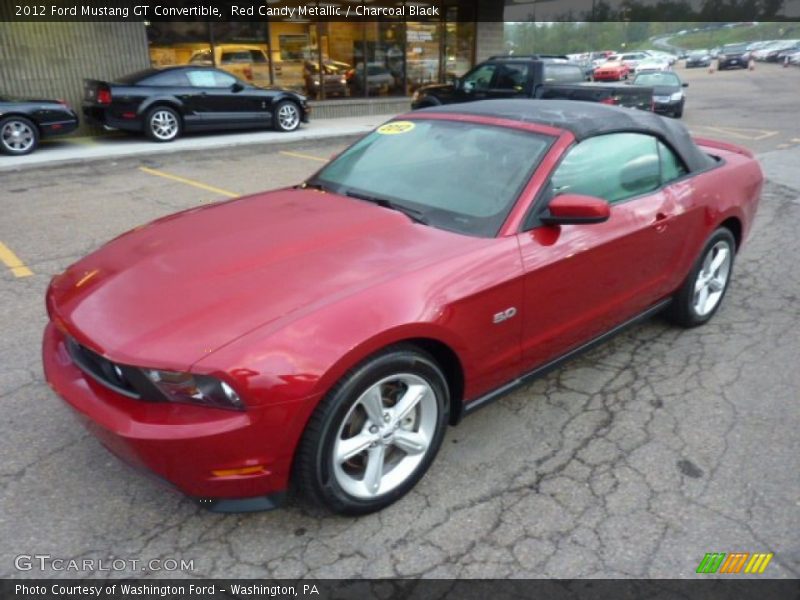 Front 3/4 View of 2012 Mustang GT Convertible