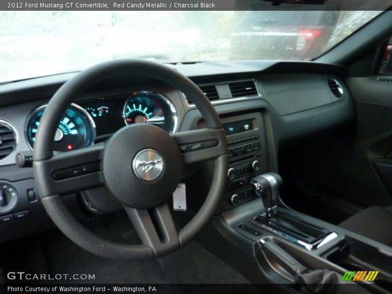 Dashboard of 2012 Mustang GT Convertible