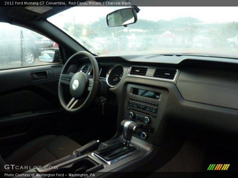 Red Candy Metallic / Charcoal Black 2012 Ford Mustang GT Convertible