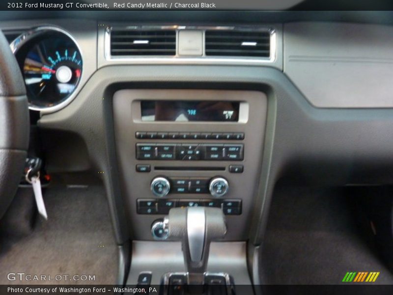 Controls of 2012 Mustang GT Convertible
