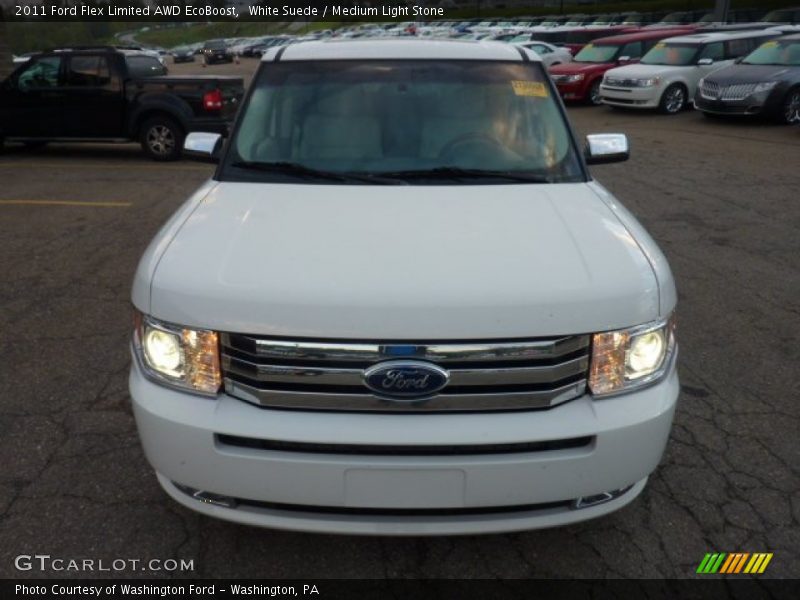 White Suede / Medium Light Stone 2011 Ford Flex Limited AWD EcoBoost