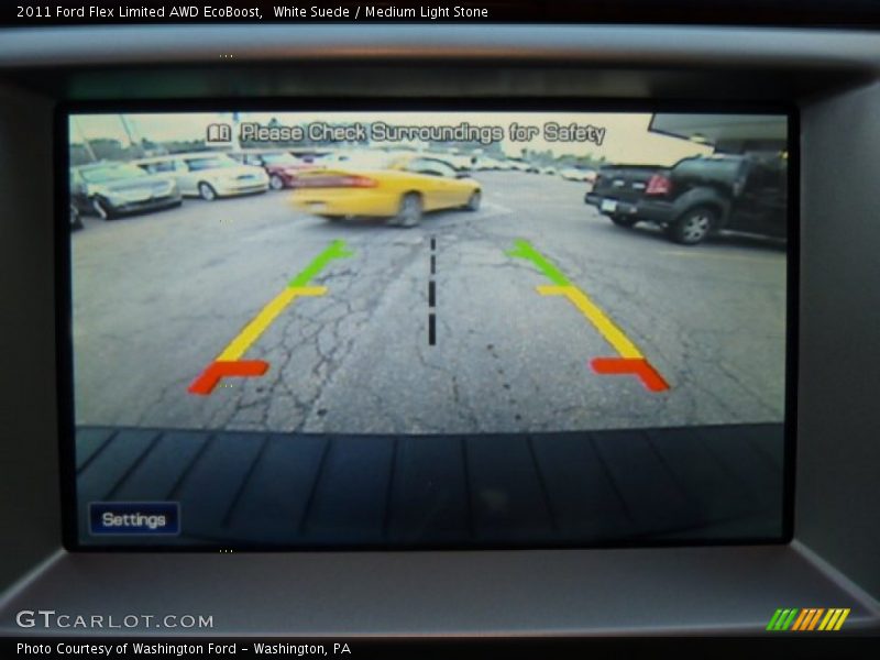 White Suede / Medium Light Stone 2011 Ford Flex Limited AWD EcoBoost