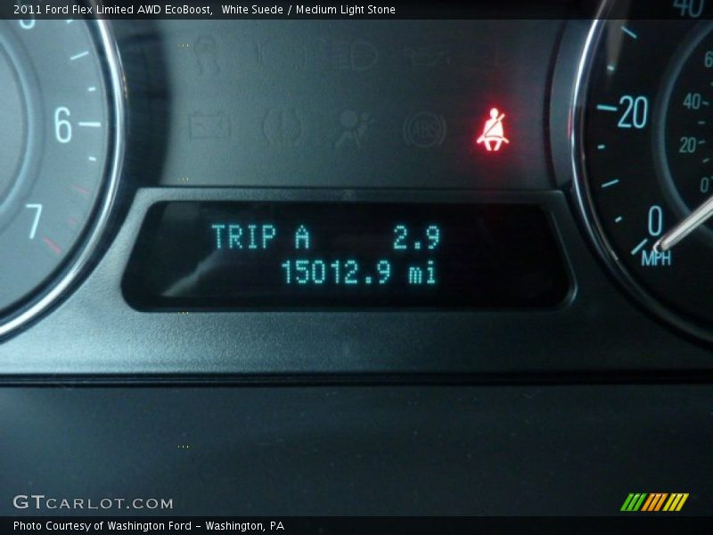White Suede / Medium Light Stone 2011 Ford Flex Limited AWD EcoBoost