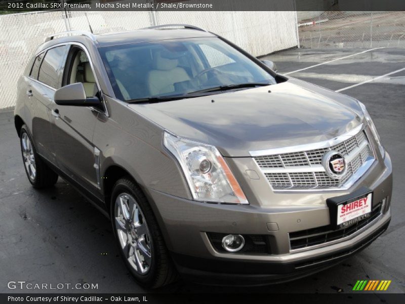 Mocha Steel Metallic / Shale/Brownstone 2012 Cadillac SRX Premium