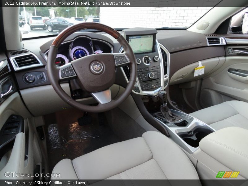 Shale/Brownstone Interior - 2012 SRX Premium 