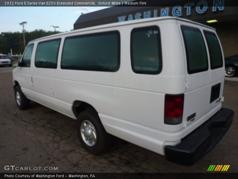 Oxford White / Medium Flint 2011 Ford E Series Van E250 Extended Commercial