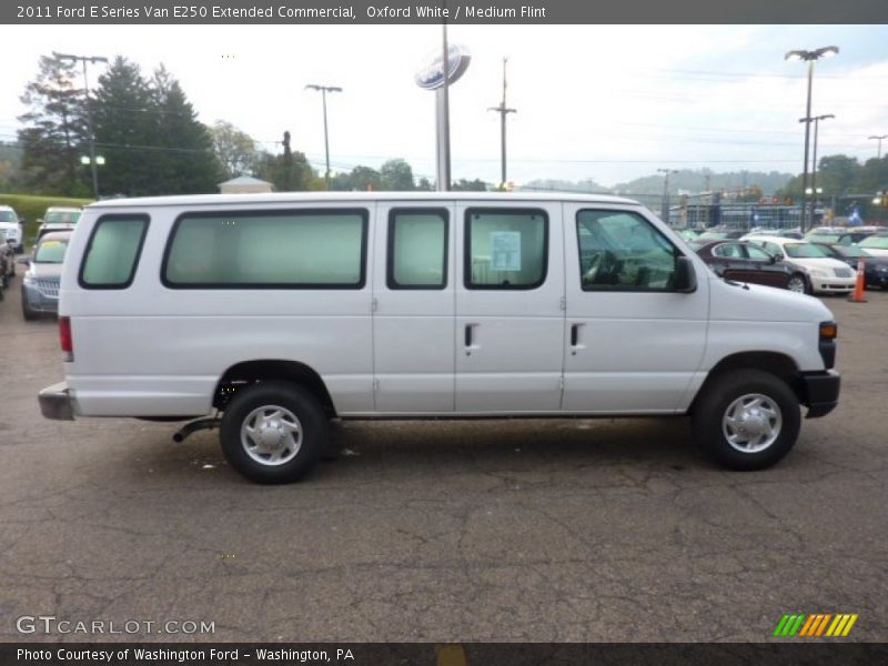 Oxford White / Medium Flint 2011 Ford E Series Van E250 Extended Commercial