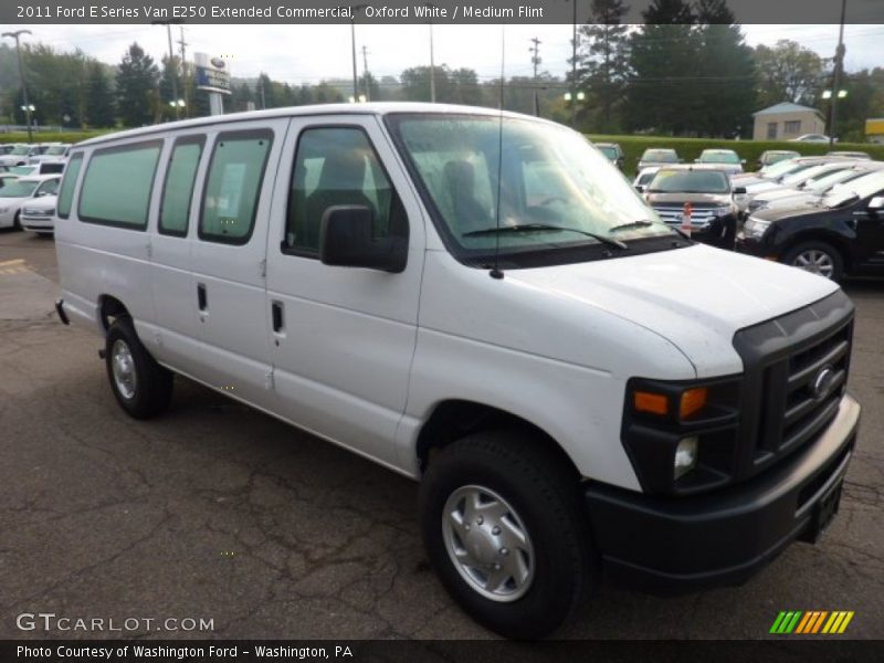 Oxford White / Medium Flint 2011 Ford E Series Van E250 Extended Commercial