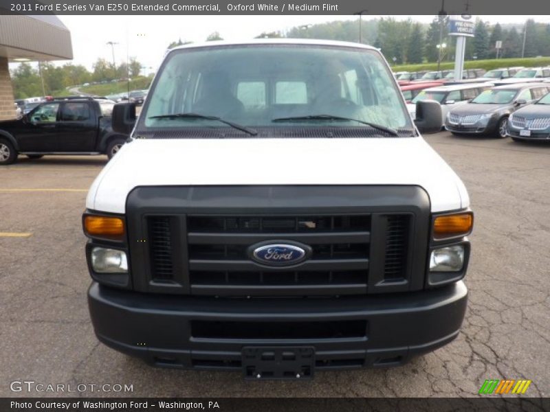 Oxford White / Medium Flint 2011 Ford E Series Van E250 Extended Commercial