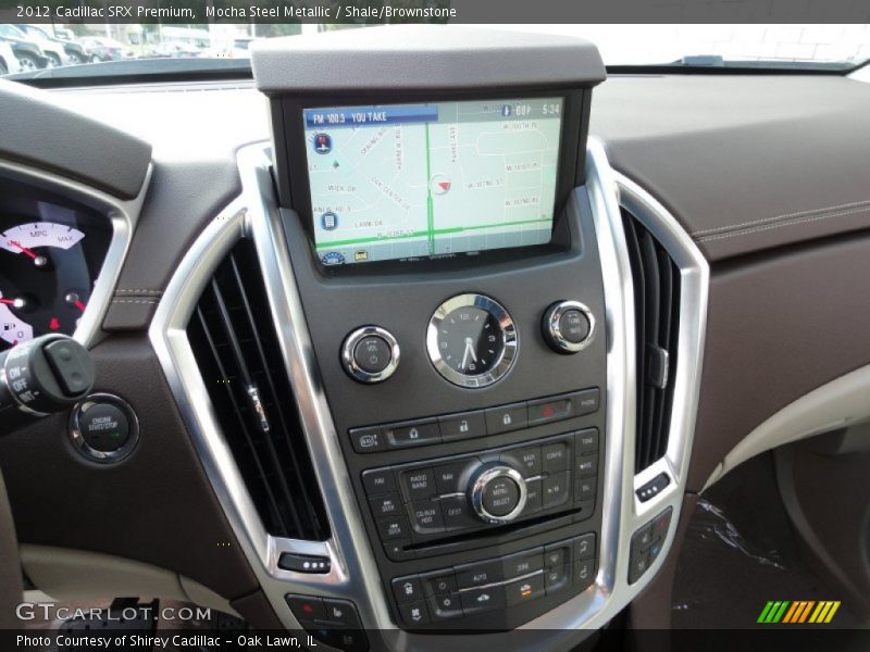 Mocha Steel Metallic / Shale/Brownstone 2012 Cadillac SRX Premium