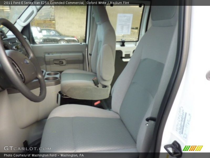 Oxford White / Medium Flint 2011 Ford E Series Van E250 Extended Commercial