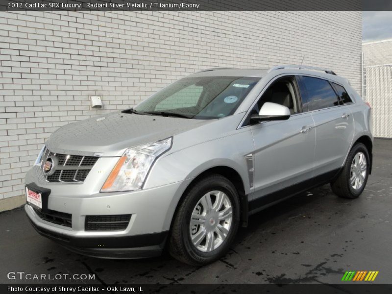 Radiant Silver Metallic / Titanium/Ebony 2012 Cadillac SRX Luxury