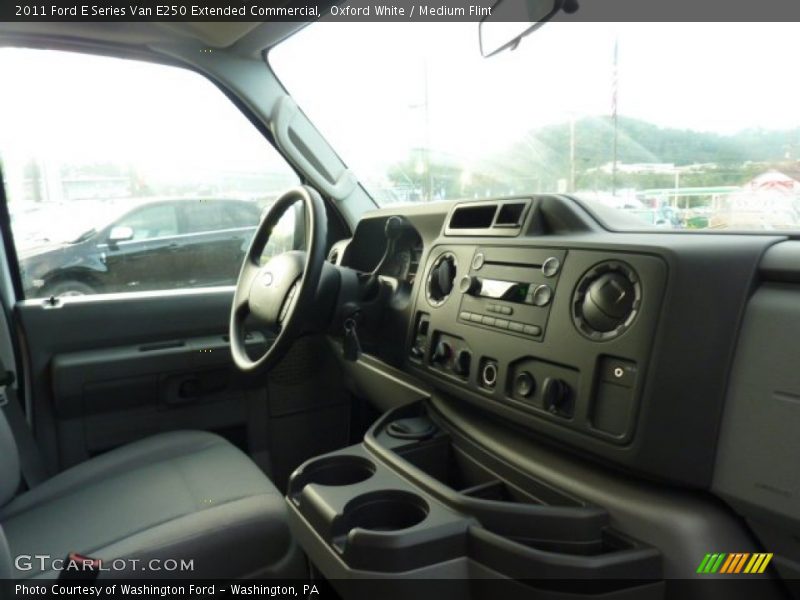 Oxford White / Medium Flint 2011 Ford E Series Van E250 Extended Commercial