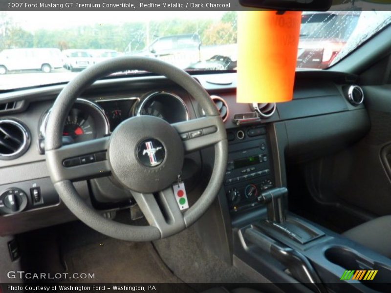 Redfire Metallic / Dark Charcoal 2007 Ford Mustang GT Premium Convertible