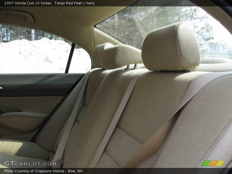Tango Red Pearl / Ivory 2007 Honda Civic LX Sedan