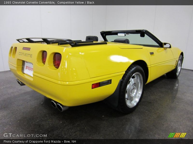 Competition Yellow / Black 1993 Chevrolet Corvette Convertible