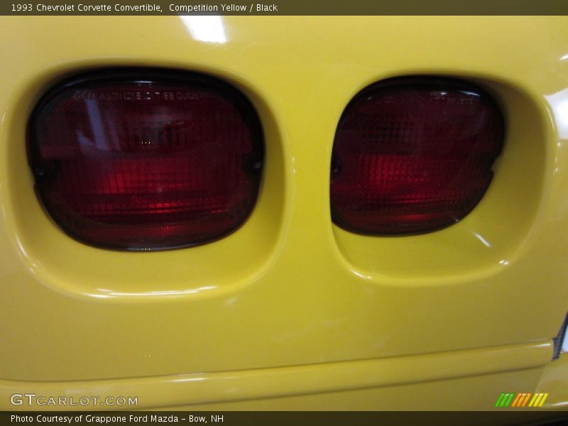 Competition Yellow / Black 1993 Chevrolet Corvette Convertible