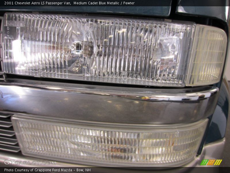 Medium Cadet Blue Metallic / Pewter 2001 Chevrolet Astro LS Passenger Van