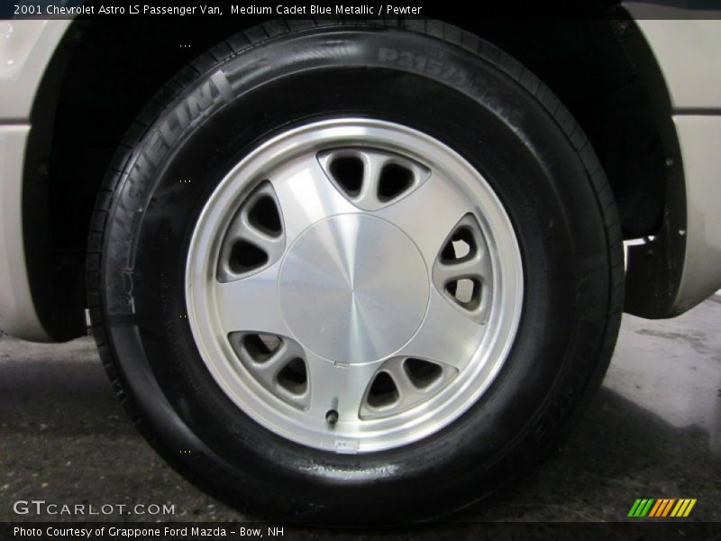 Medium Cadet Blue Metallic / Pewter 2001 Chevrolet Astro LS Passenger Van