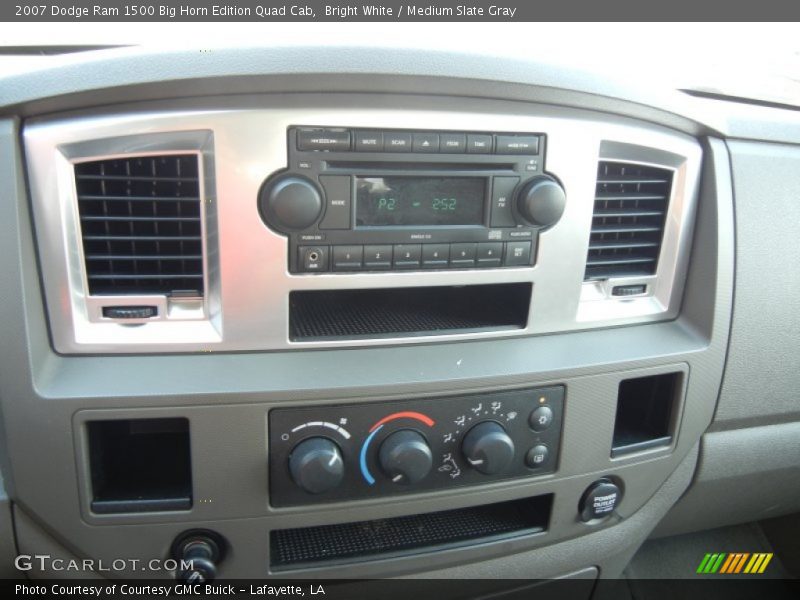 Bright White / Medium Slate Gray 2007 Dodge Ram 1500 Big Horn Edition Quad Cab