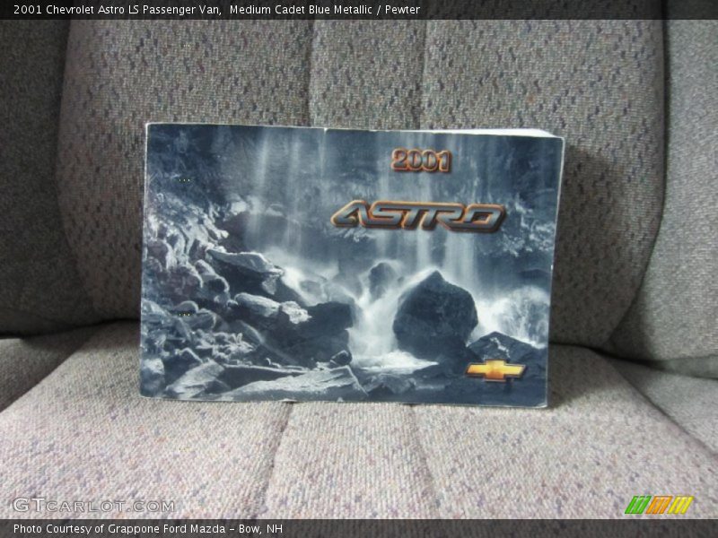 Medium Cadet Blue Metallic / Pewter 2001 Chevrolet Astro LS Passenger Van