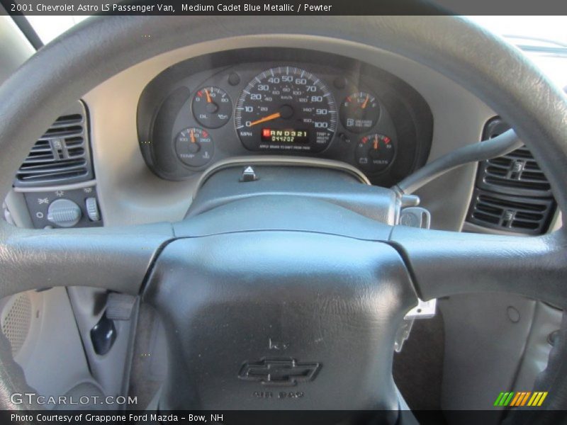 Medium Cadet Blue Metallic / Pewter 2001 Chevrolet Astro LS Passenger Van