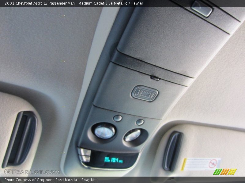 Medium Cadet Blue Metallic / Pewter 2001 Chevrolet Astro LS Passenger Van