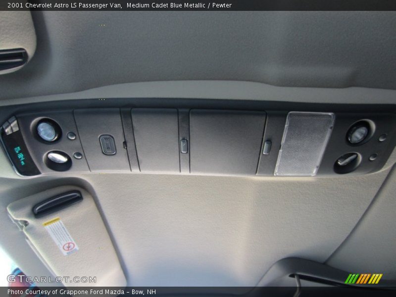 Medium Cadet Blue Metallic / Pewter 2001 Chevrolet Astro LS Passenger Van
