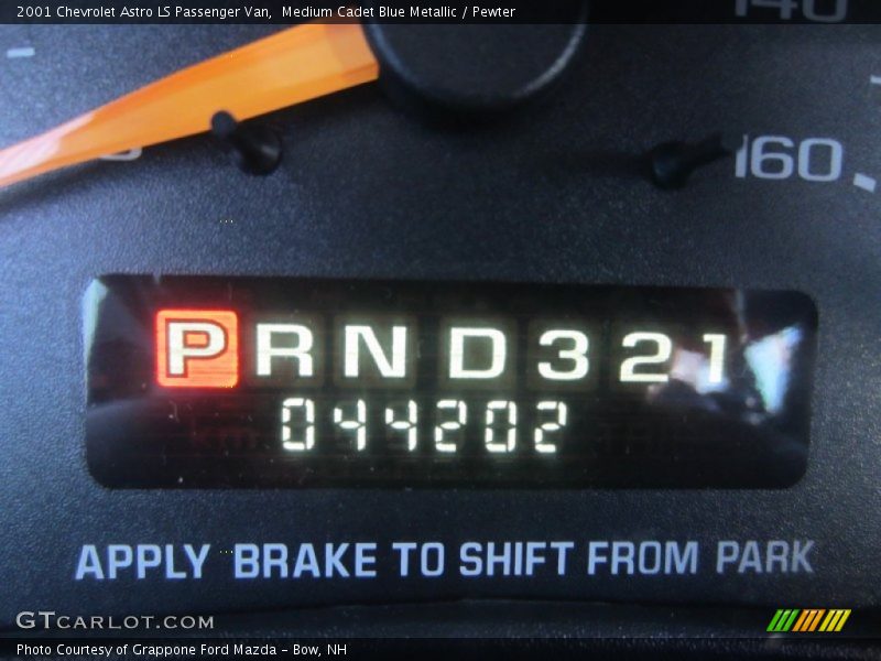 Medium Cadet Blue Metallic / Pewter 2001 Chevrolet Astro LS Passenger Van
