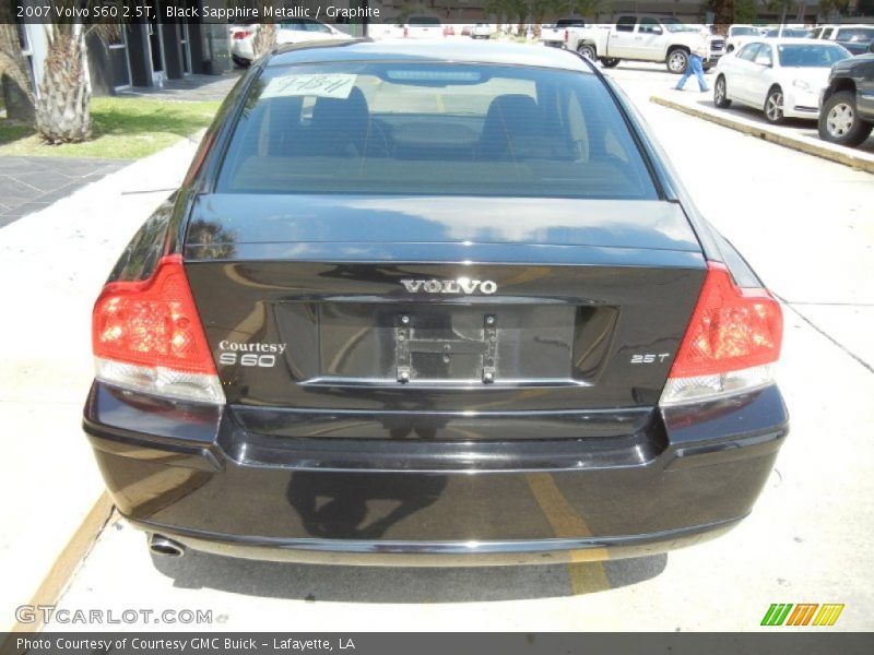 Black Sapphire Metallic / Graphite 2007 Volvo S60 2.5T