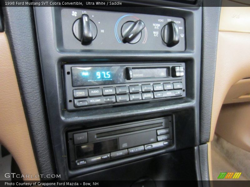 Controls of 1998 Mustang SVT Cobra Convertible