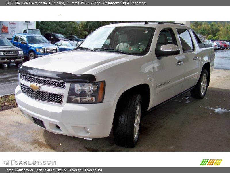 Summit White / Dark Cashmere/Light Cashmere 2007 Chevrolet Avalanche LTZ 4WD