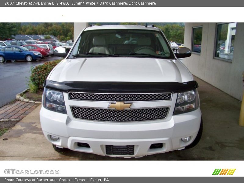 Summit White / Dark Cashmere/Light Cashmere 2007 Chevrolet Avalanche LTZ 4WD