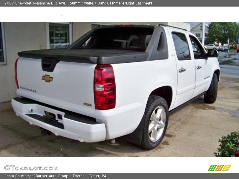 Summit White / Dark Cashmere/Light Cashmere 2007 Chevrolet Avalanche LTZ 4WD