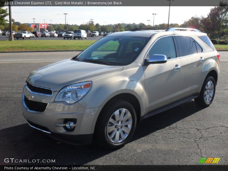 Gold Mist Metallic / Brownstone/Jet Black 2011 Chevrolet Equinox LTZ