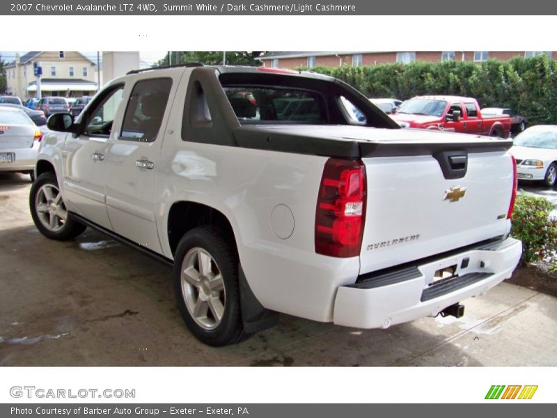 Summit White / Dark Cashmere/Light Cashmere 2007 Chevrolet Avalanche LTZ 4WD