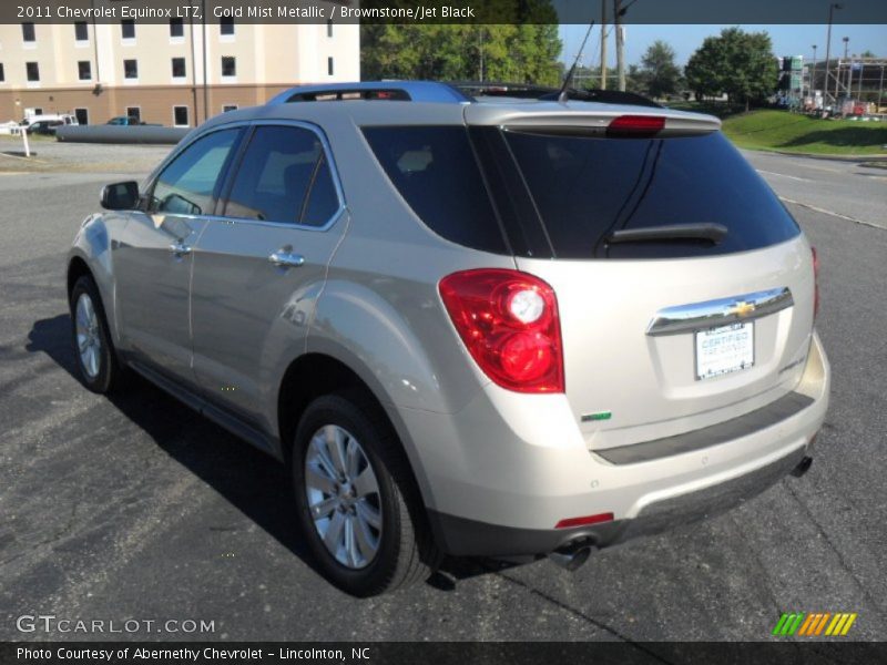 Gold Mist Metallic / Brownstone/Jet Black 2011 Chevrolet Equinox LTZ